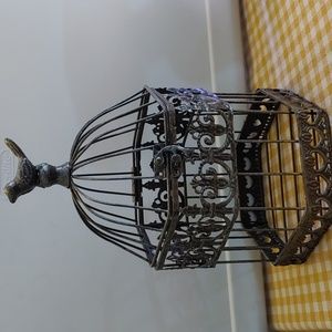 Decorative metal bird cage